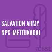 Salvation Army Nps-Mettukadai Primary School Logo