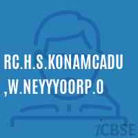 Rc.H.S.Konamcadu,W.Neyyyoorp.O High School Logo