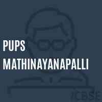 Pups Mathinayanapalli Primary School Logo