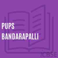 Pups Bandarapalli Primary School Logo