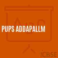 Pups Addapallm Primary School Logo