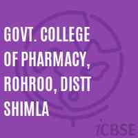 Govt. College of Pharmacy, Rohroo, Distt Shimla Logo