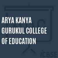 Arya Kanya Gurukul College of Education Logo