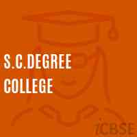S.C.Degree College Logo