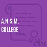 A.N.S.M. College Logo