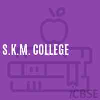 S.K.M. College Logo