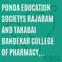 Ponda Education Societys Rajaram and Tarabai Bandekar College of Pharmacy, Farmagudi, Ponda Logo