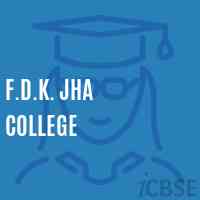 F.D.K. Jha College Logo