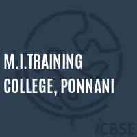 M.I.Training College, Ponnani Logo
