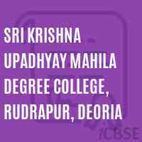 Sri Krishna Upadhyay Mahila Degree College, Rudrapur, Deoria Logo