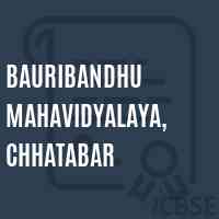 Bauribandhu Mahavidyalaya, Chhatabar College Logo