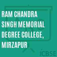 Ram Chandra Singh Memorial Degree College, Mirzapur Logo