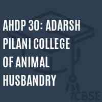 AHDP 30: Adarsh Pilani college of Animal Husbandry Logo