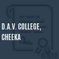 D.A.V. College, Cheeka Logo