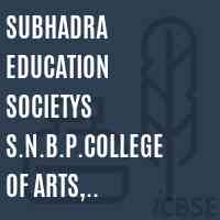 Subhadra Education Societys S.N.B.P.College of Arts, Commerce & Science,Morewadi,Pimpri,Pune 18 Logo