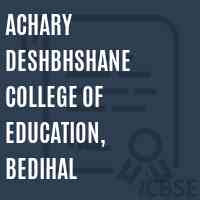 Achary Deshbhshane College of Education, Bedihal Logo