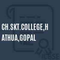 Ch.Skt.College,Hathua,Gopal Logo