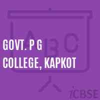 Govt. P G College, Kapkot Logo