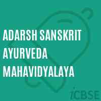 Adarsh Sanskrit Ayurveda Mahavidyalaya College Logo