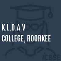 K.L.D.A.V College, Roorkee Logo