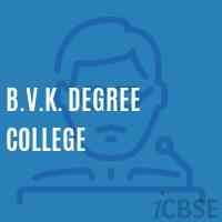 B.V.K. Degree College Logo