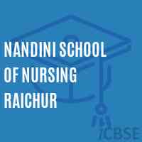 Nandini School of Nursing Raichur Logo