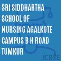 Sri Siddhartha School of Nursing Agalkote Campus B H Road Tumkur Logo