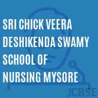 Sri Chick Veera Deshikenda Swamy School of Nursing Mysore Logo