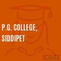 P.G. College, Siddipet Logo