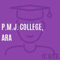 P.M.J. College, Ara Logo