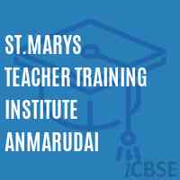 St.Marys Teacher Training Institute Anmarudai Logo