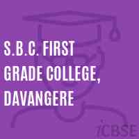 S.B.C. First Grade College, Davangere Logo