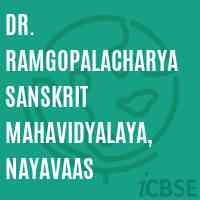 Dr. Ramgopalacharya Sanskrit Mahavidyalaya, Nayavaas College Logo