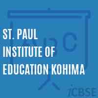 St. Paul Institute of Education Kohima Logo