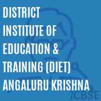 District Institute of Education & Training (Diet) Angaluru Krishna Logo