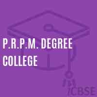 P.R.P.M. Degree College Logo
