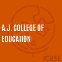 A.J. College of Education Logo