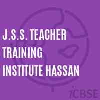 J.S.S. Teacher Training Institute Hassan Logo