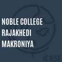 Noble College Rajakhedi Makroniya Logo