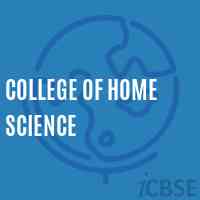 College of Home Science Logo