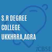 S.R Degree College Ukkhrra,Agra Logo