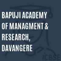 Bapuji Academy of Managment & Research, Davangere College Logo