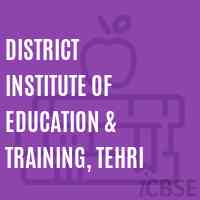 District Institute of Education & Training, Tehri Logo