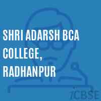 Shri Adarsh Bca College, Radhanpur Logo