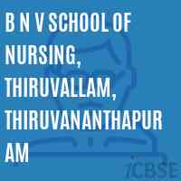 B N V School of Nursing, Thiruvallam, Thiruvananthapuram Logo