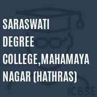 Saraswati Degree College,Mahamaya Nagar (Hathras) Logo