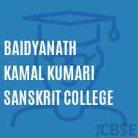 Baidyanath Kamal Kumari Sanskrit College Logo