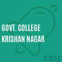 Govt. College Krishan Nagar Logo