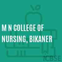 M N College of Nursing, Bikaner Logo