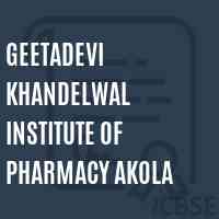 Geetadevi Khandelwal Institute of Pharmacy Akola Logo